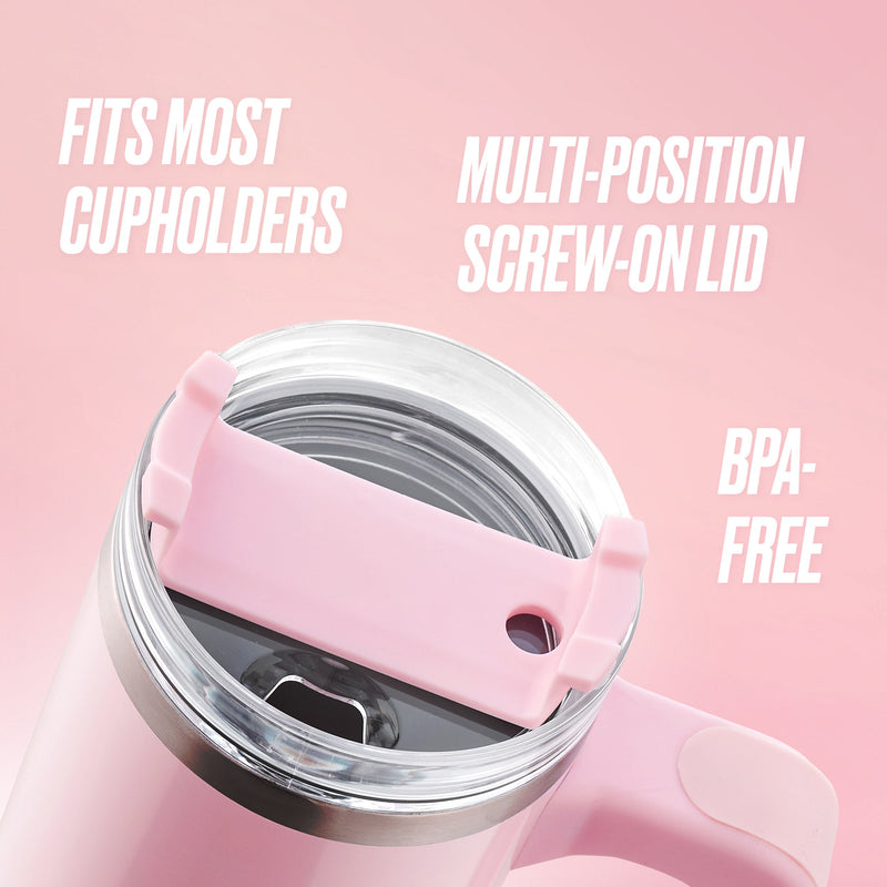 Glam Logo Stainless Steel Water Bottle