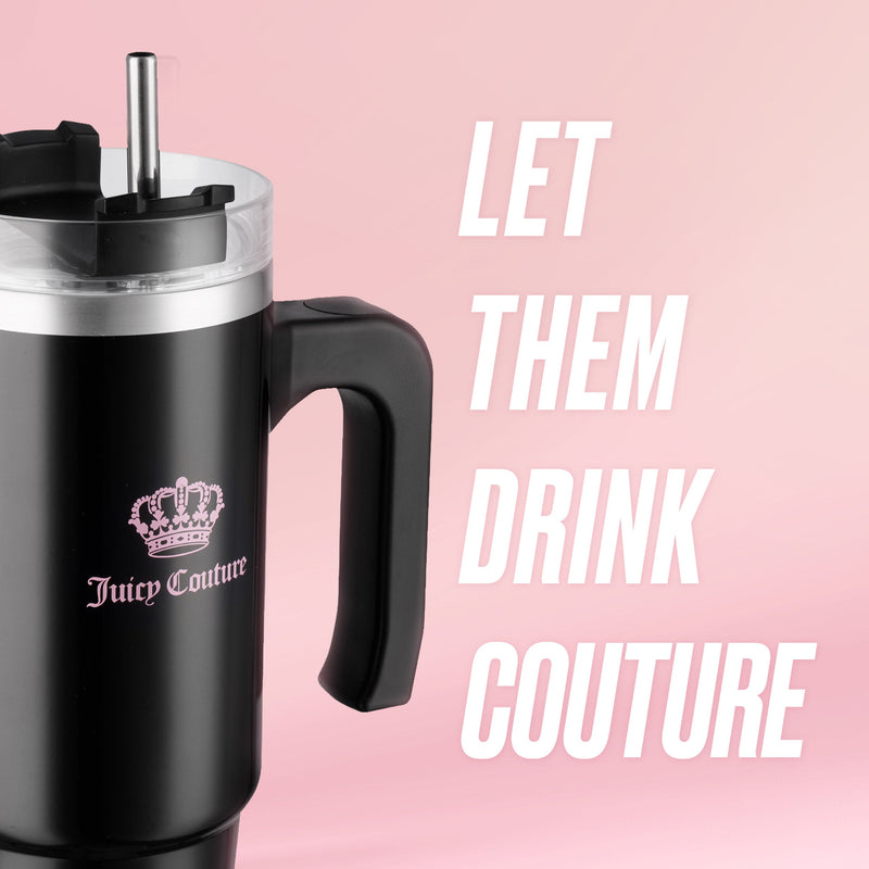 Glam Logo Stainless Steel Water Bottle