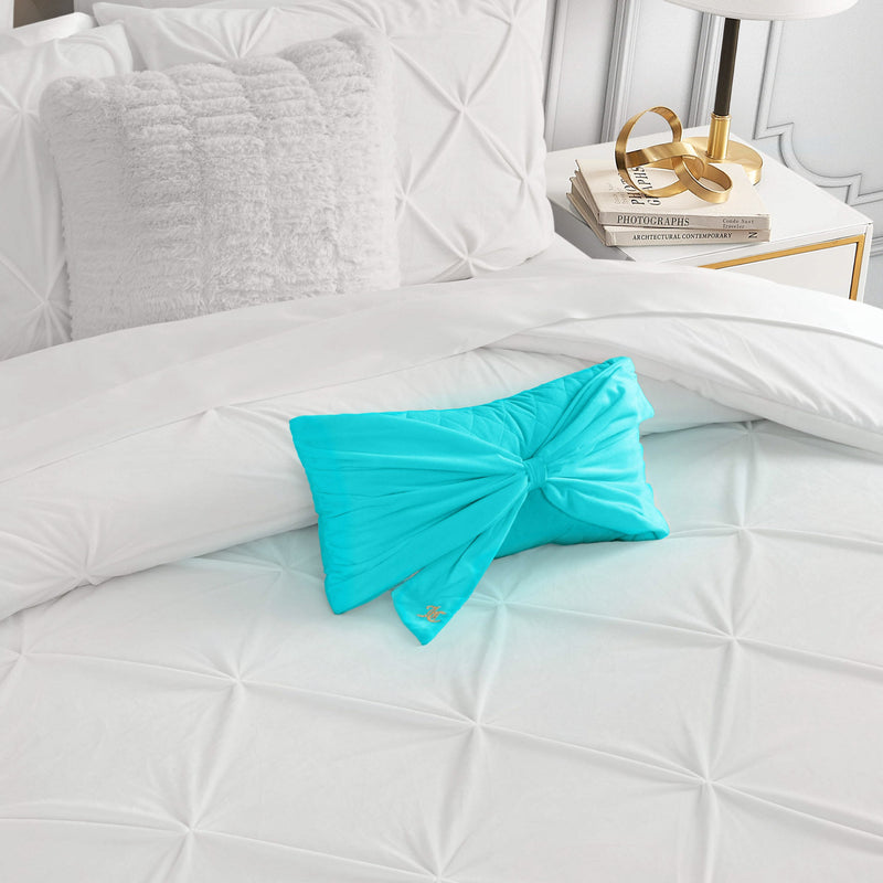 Velvet Bow Decorative Pillow