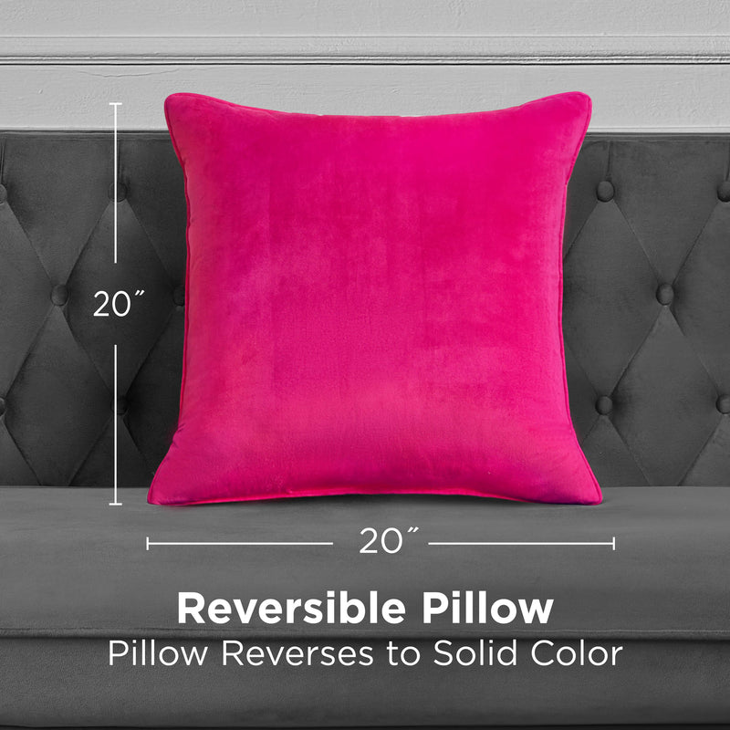Velvet Lattice Pillow - Juicy Couture