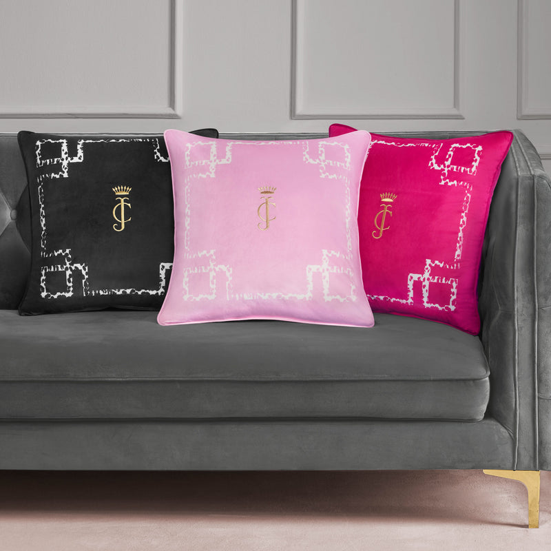 Velvet Lattice Pillow - Juicy Couture