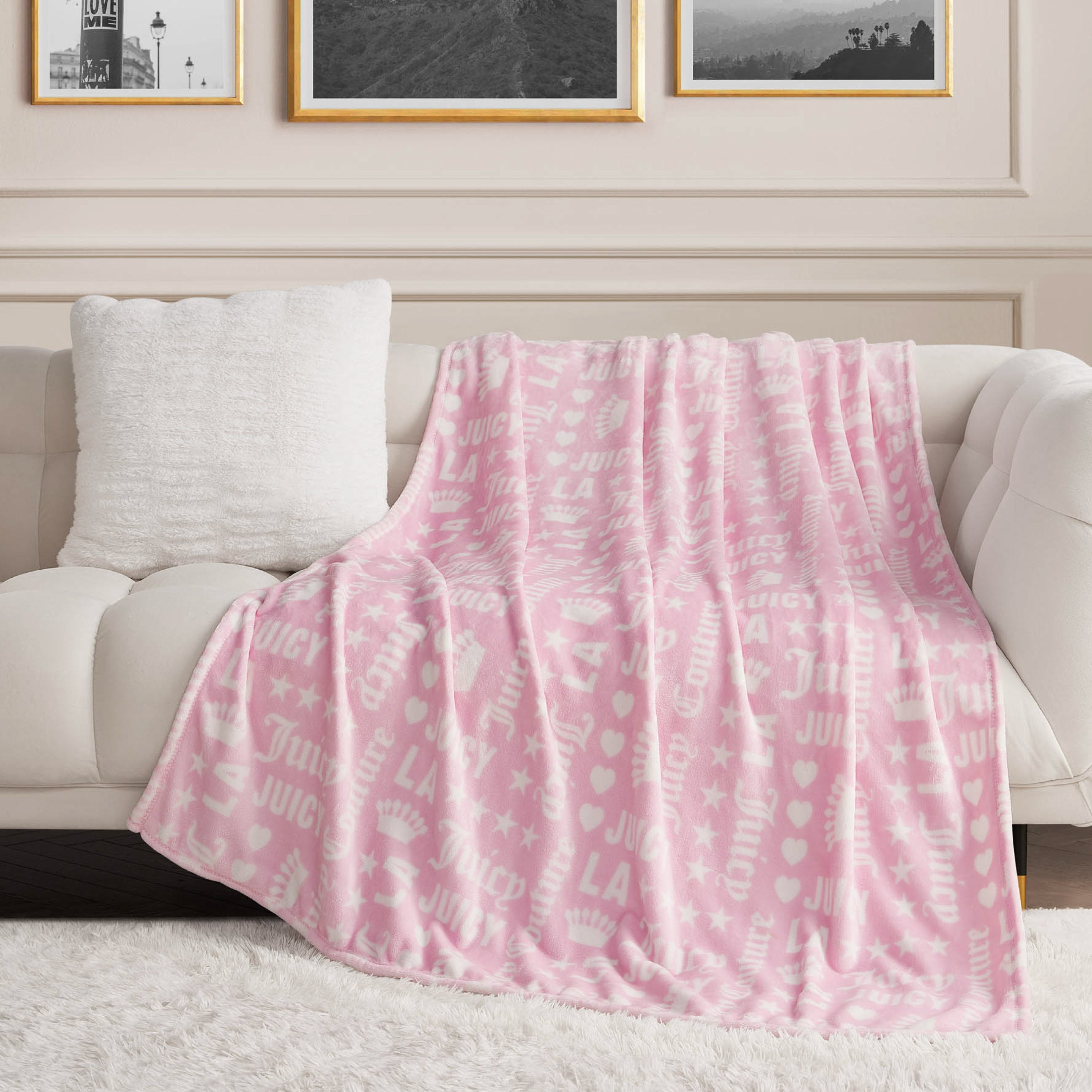 Plush Throw Blanket - Juicy Couture