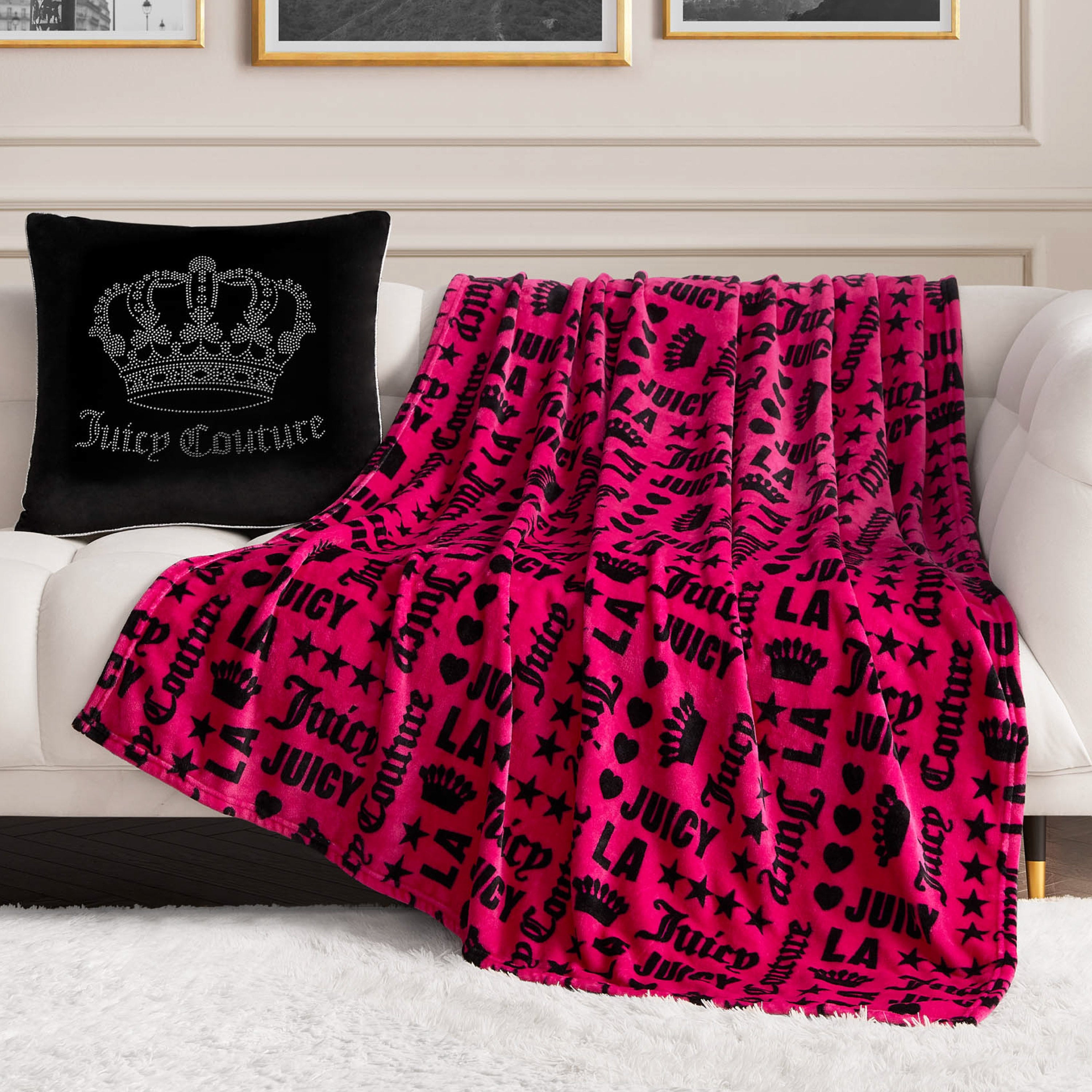 Plush Throw Blanket - Juicy Couture