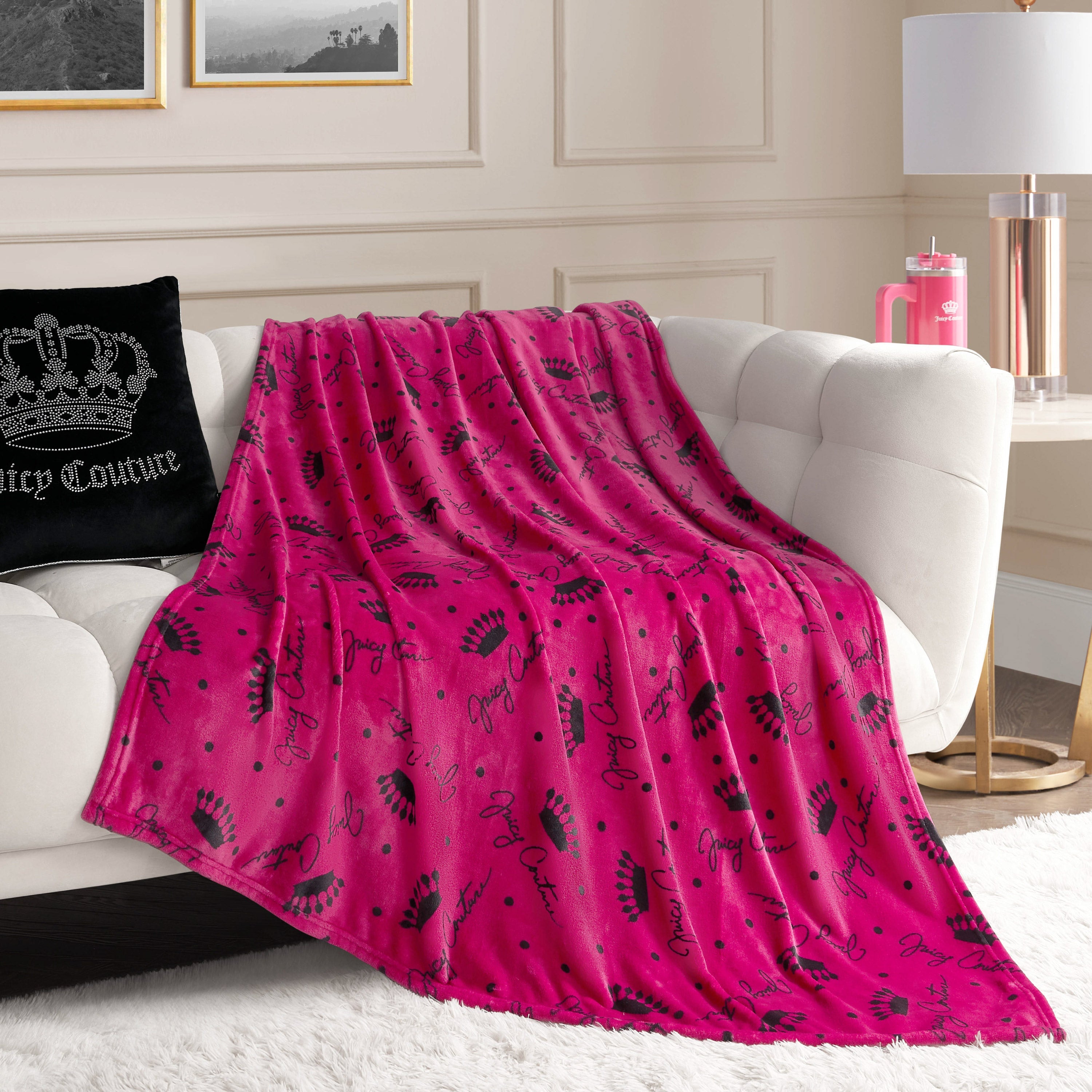 Plush Throw Blanket - Juicy Couture