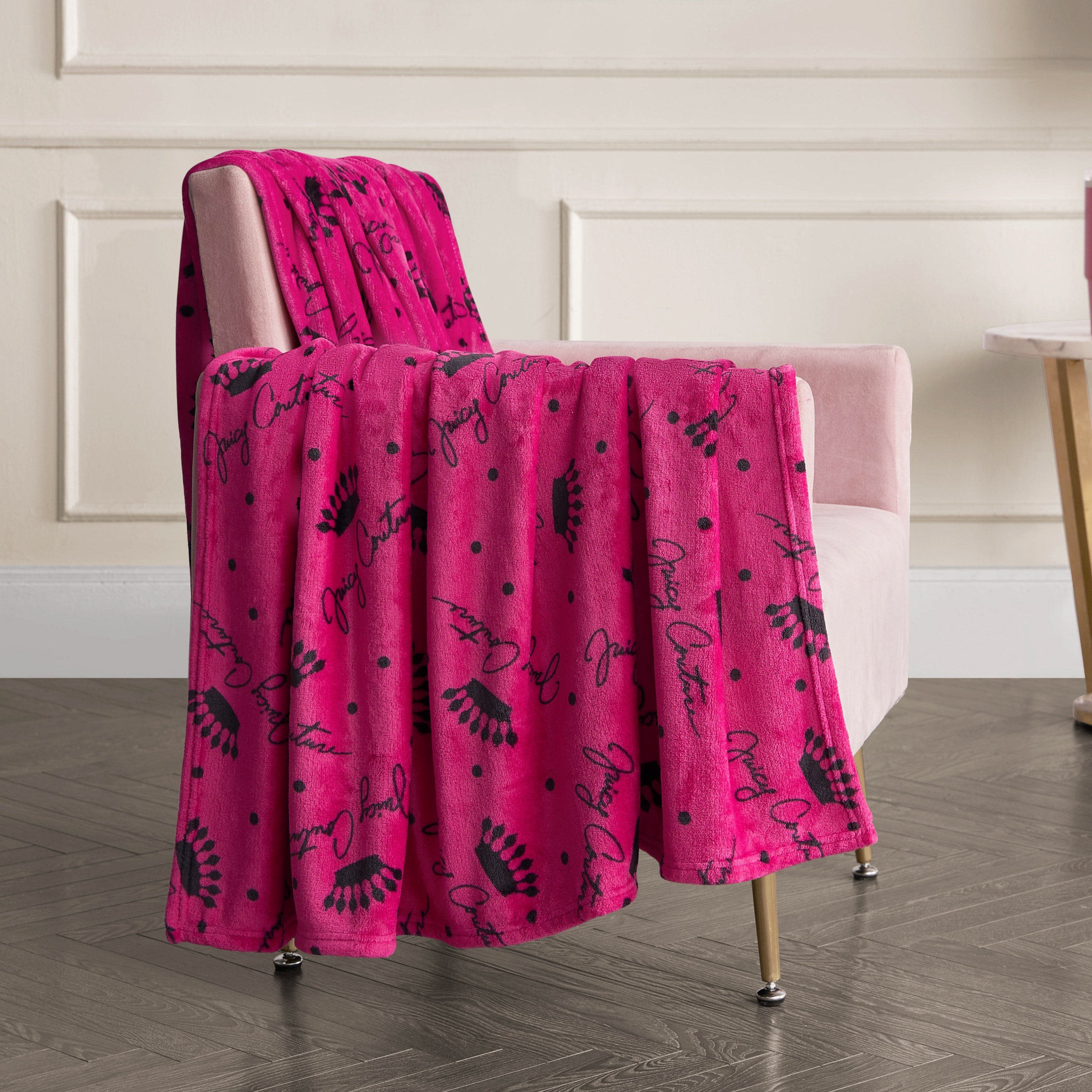 Plush Throw Blanket - Juicy Couture