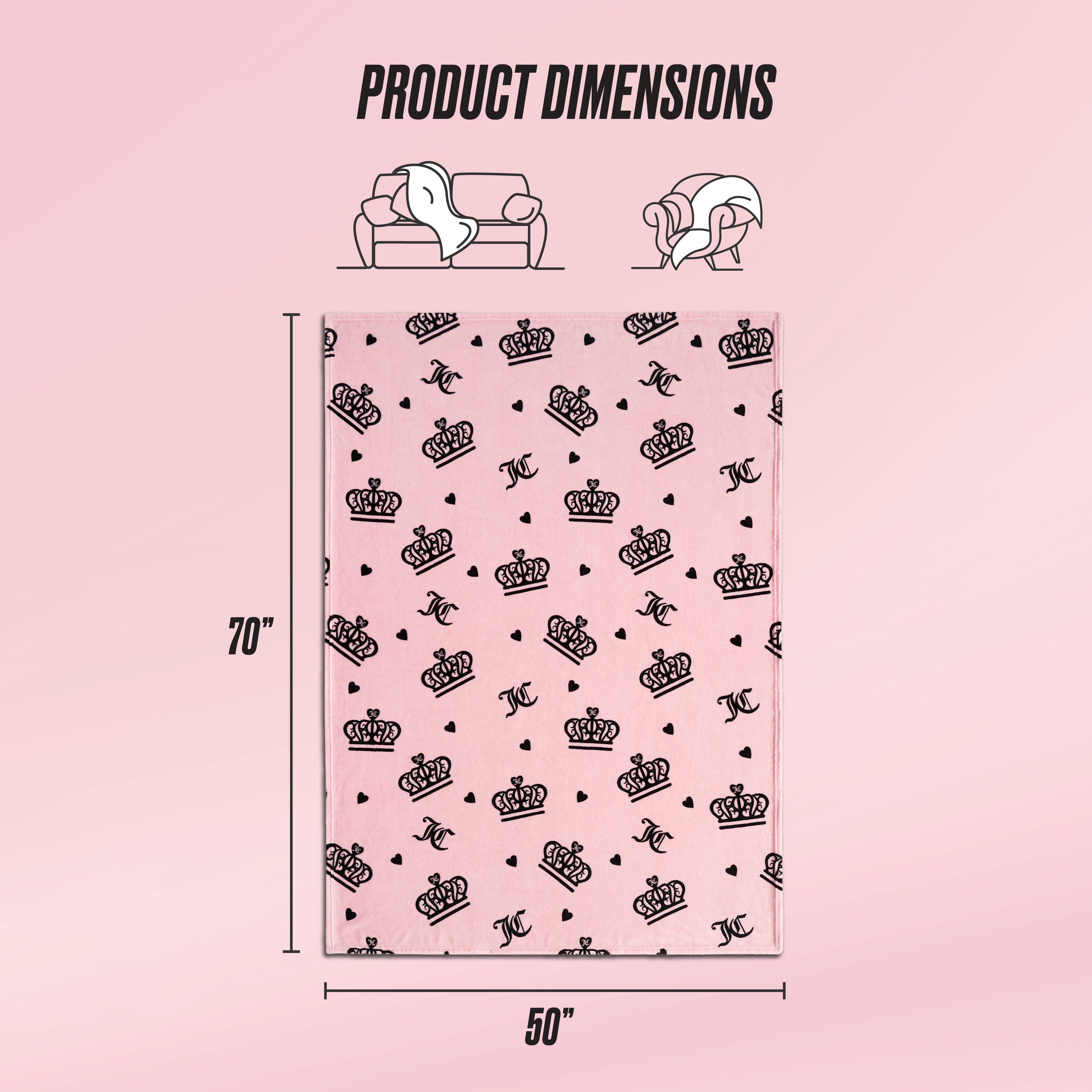Plush Throw Blanket - Juicy Couture