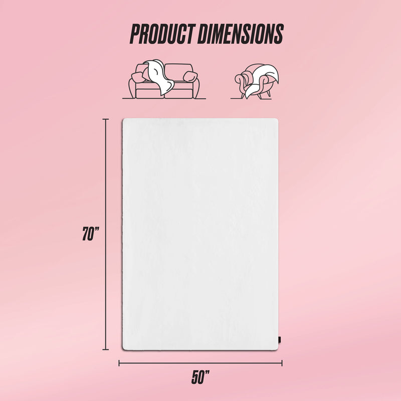 Solid Rabbit Mink Faux Fur Throw Blanket - Juicy Couture