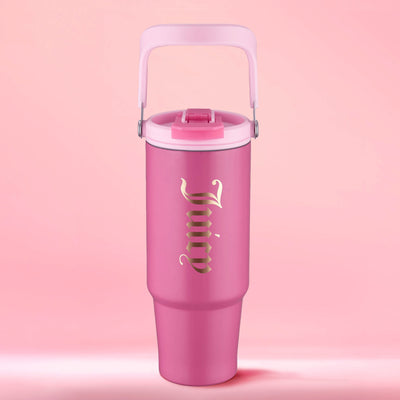 Flip Fusion Hydration Stainless Steel Tumbler - Hot Pink - Juicy Couture