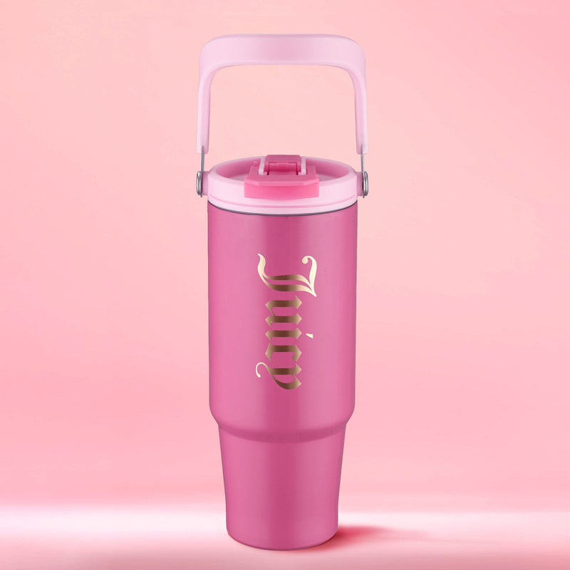 Flip Fusion Hydration Stainless Steel Tumbler - Hot Pink - Juicy Couture