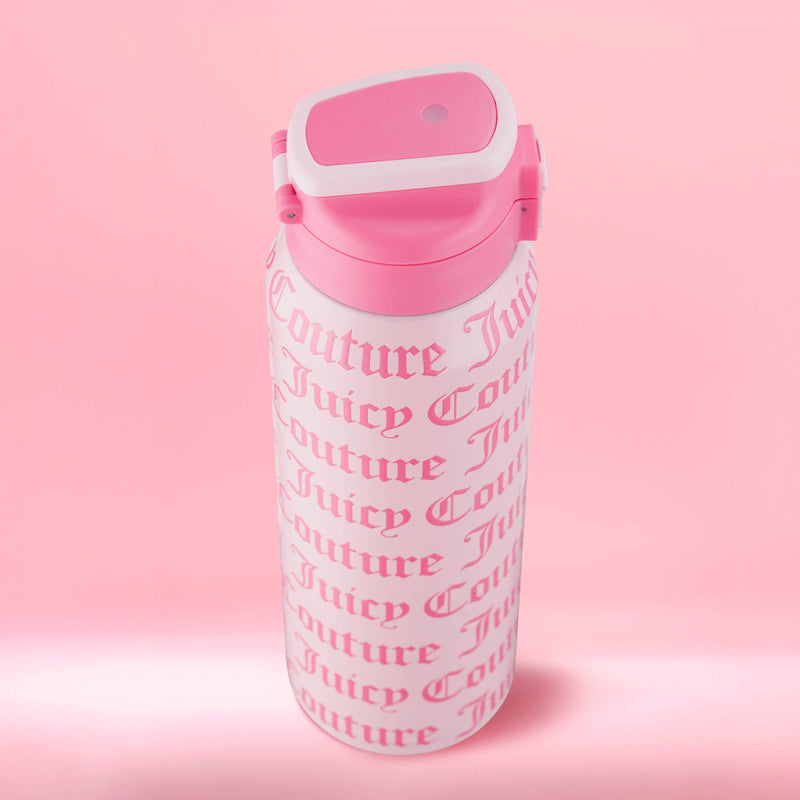 Glam Getaway Hydration Stainless Steel Tumbler - Ballerina Pink - Juicy Couture