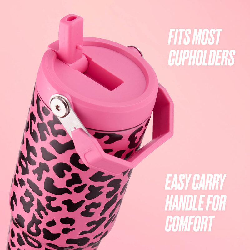 Flip & Sip Hydration Stainless Steel Tumbler