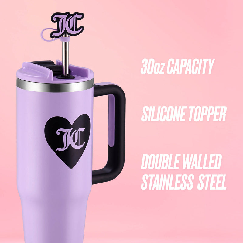 Jetsetter Hydration Stainless Steel Tumbler, 30 oz - Lavender - Juicy Couture