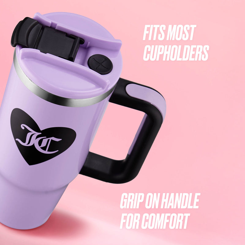 Jetsetter Hydration Stainless Steel Tumbler, 30 oz - Lavender - Juicy Couture