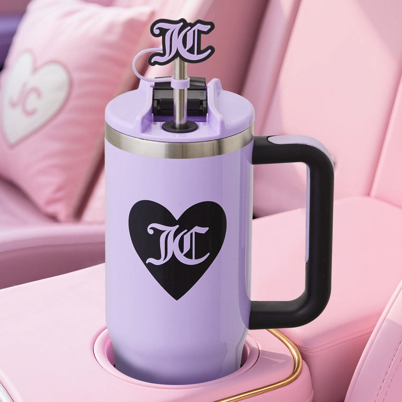Jetsetter Hydration Stainless Steel Tumbler, 30 oz - Lavender - Juicy Couture