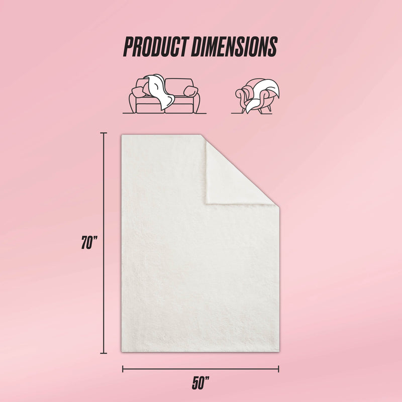 Eyelash Faux Fur Blankets - White - Juicy Couture