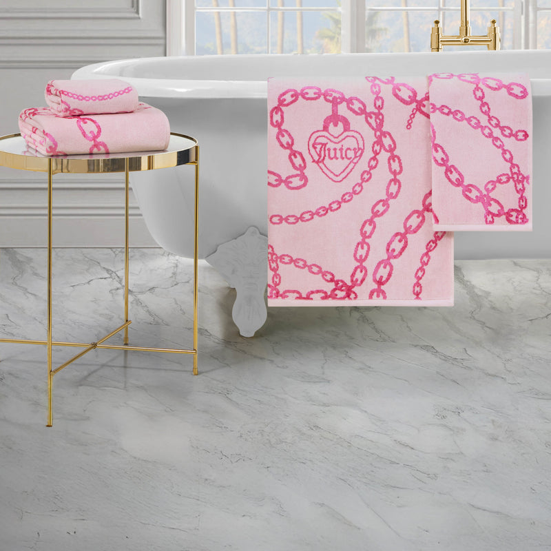 Printed Jacquard Bath Towel Set