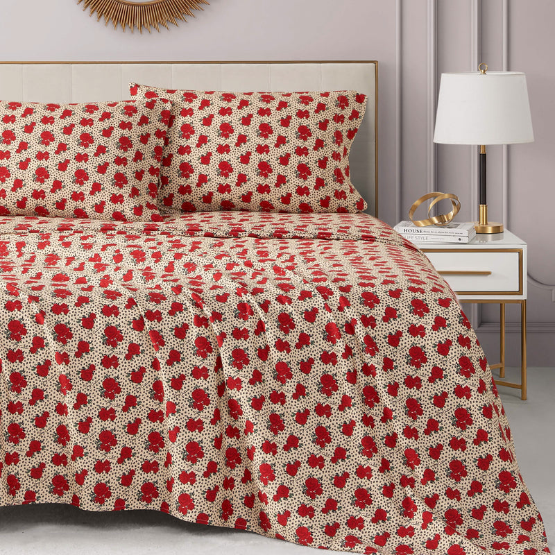 Printed Microfiber Sheet Set