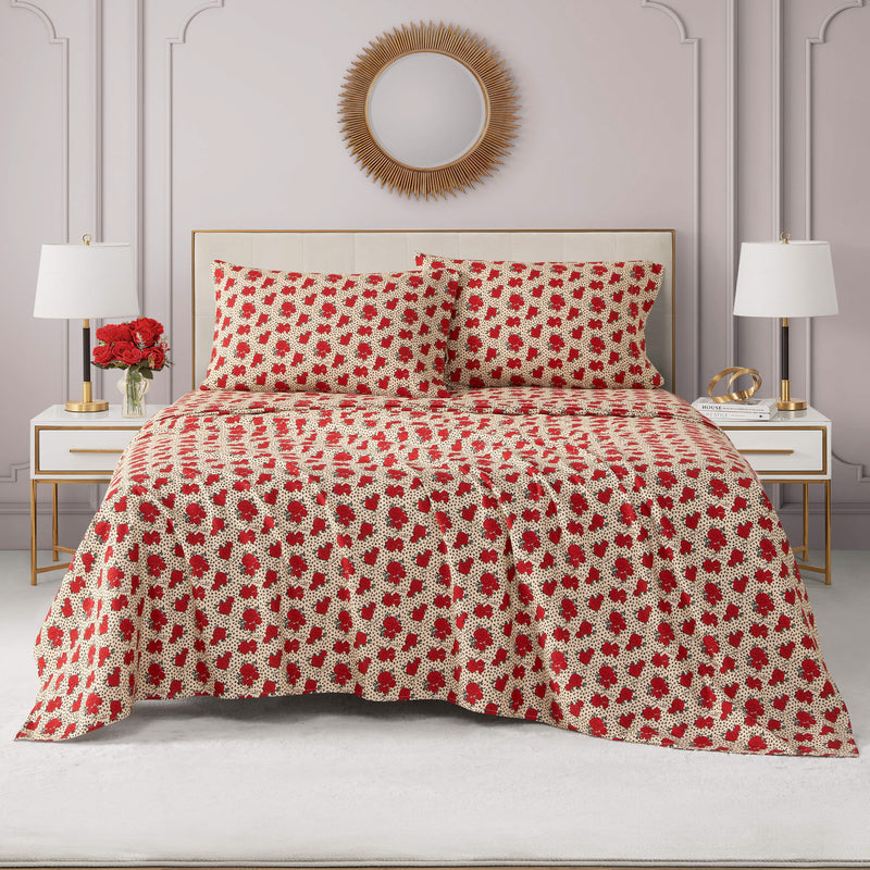 Printed Microfiber Sheet Set