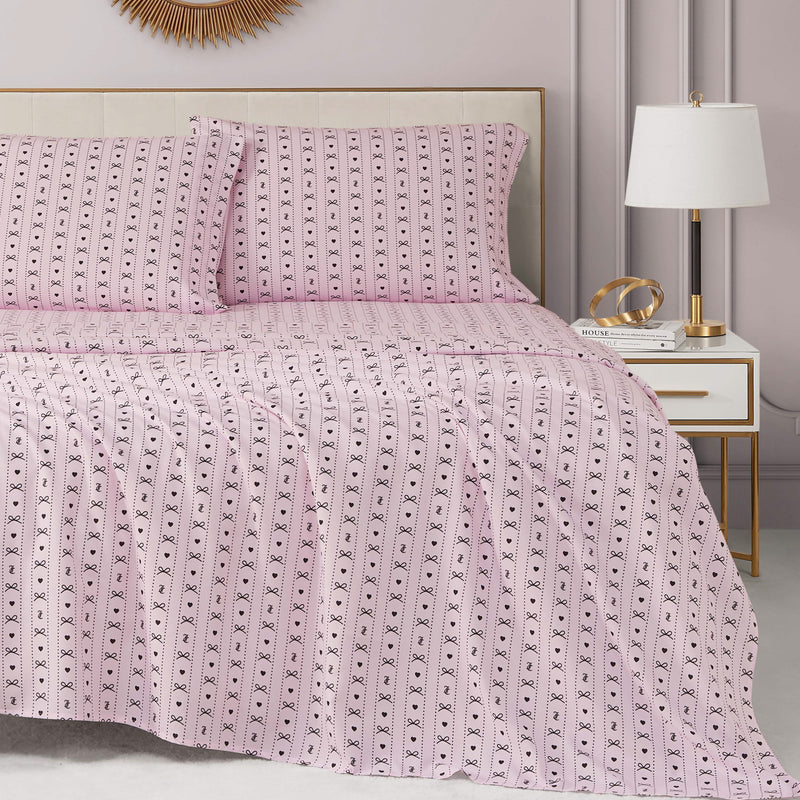 Printed Microfiber Sheet Set