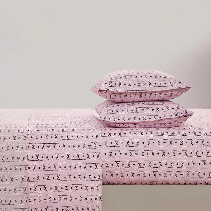 Printed Microfiber Sheet Set
