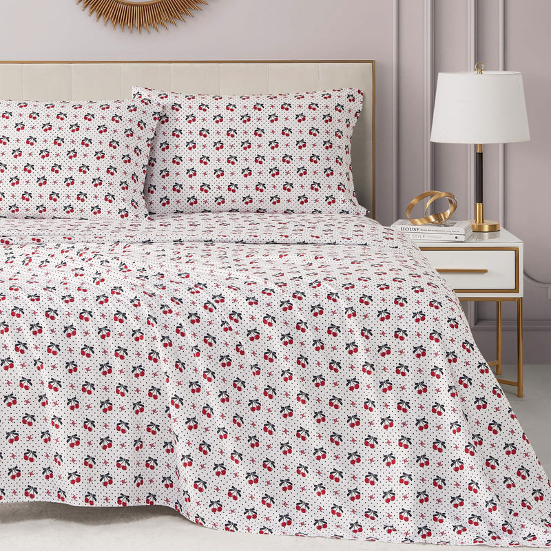 Printed Microfiber Sheet Set