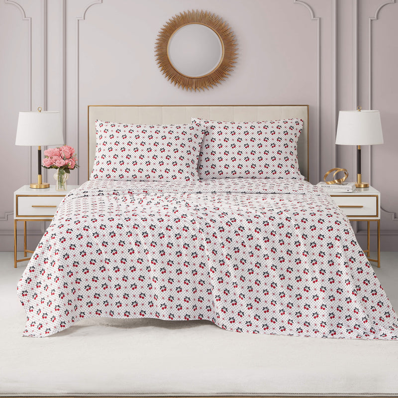 Printed Microfiber Sheet Set