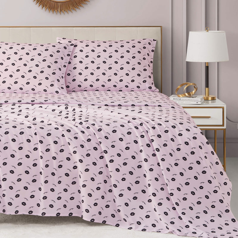 Printed Microfiber Sheet Set