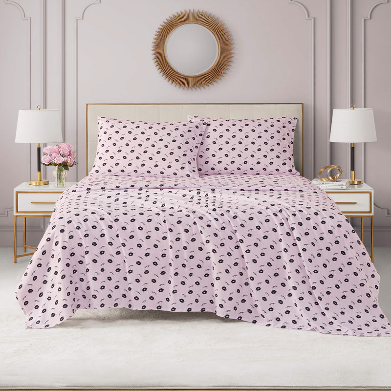 Printed Microfiber Sheet Set