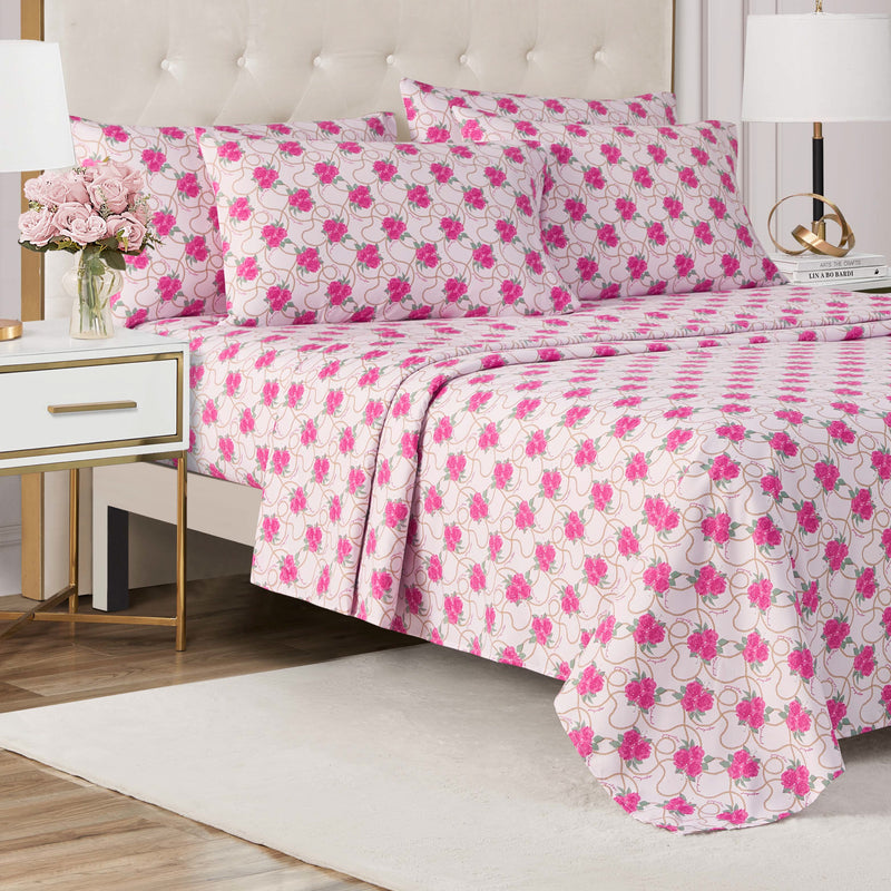 Microfiber Sheet Set With Extra Pillowcases