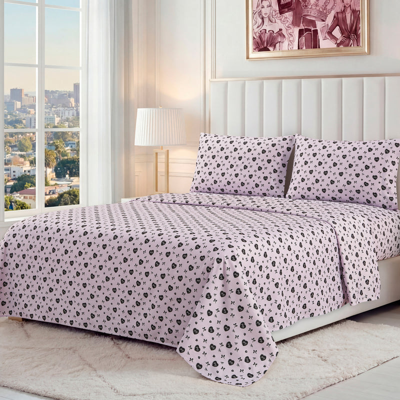 Printed Microfiber Sheet Set