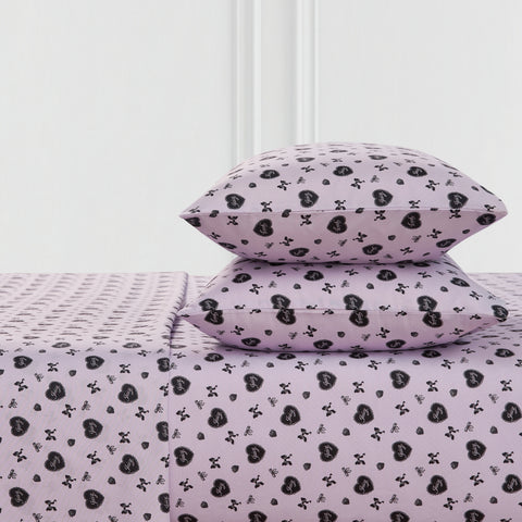 Printed Microfiber Sheet Set