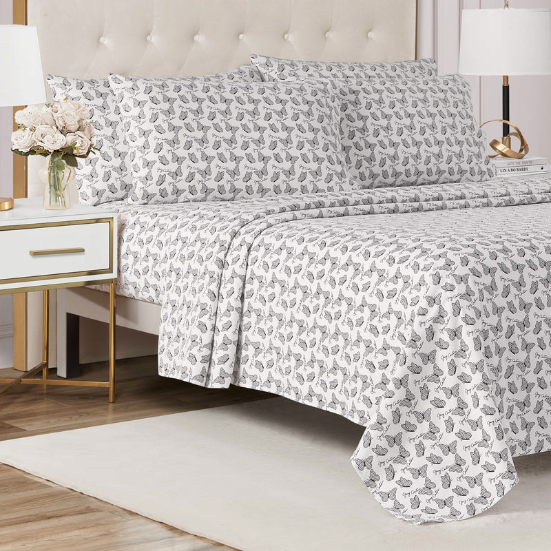 Microfiber Sheet Set With Extra Pillowcases
