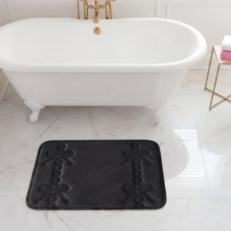 Quilted Memory Foam Bath Mat, 17" x 24"