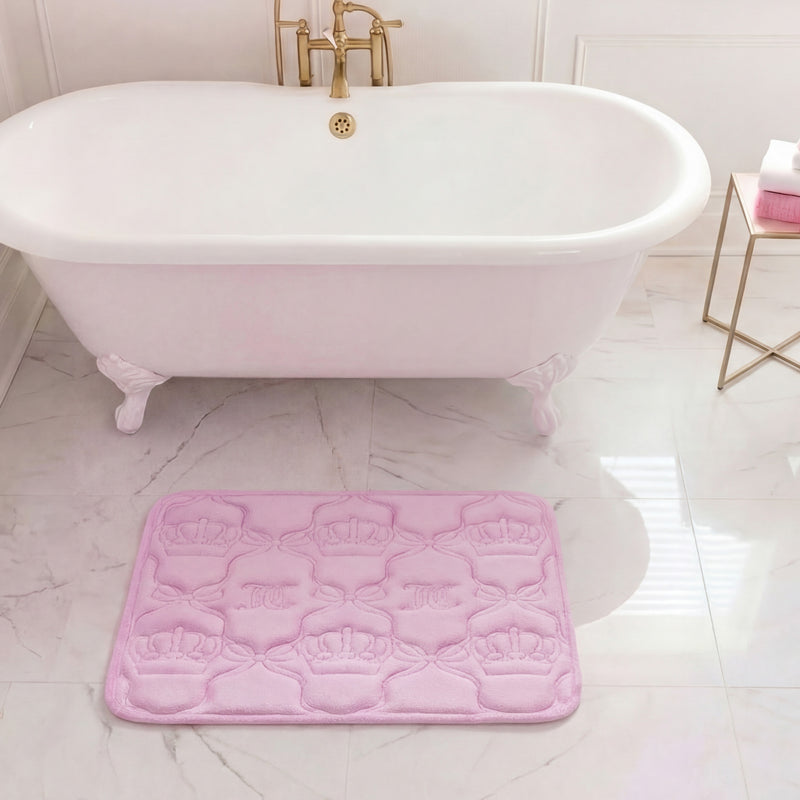 Quilted Memory Foam Bath Mat, 17" x 24"