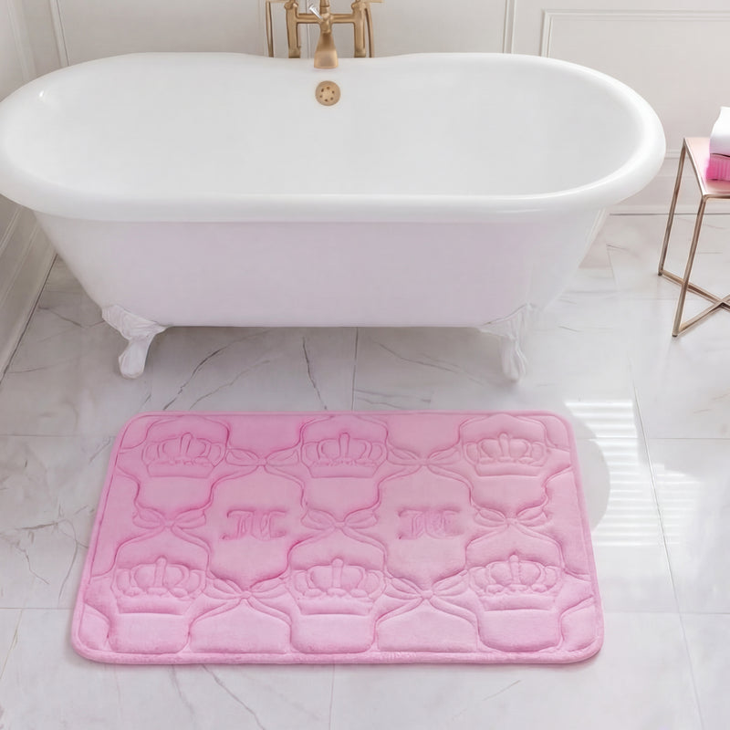 Quilted Memory Foam Bath Mat, 20" x 32"