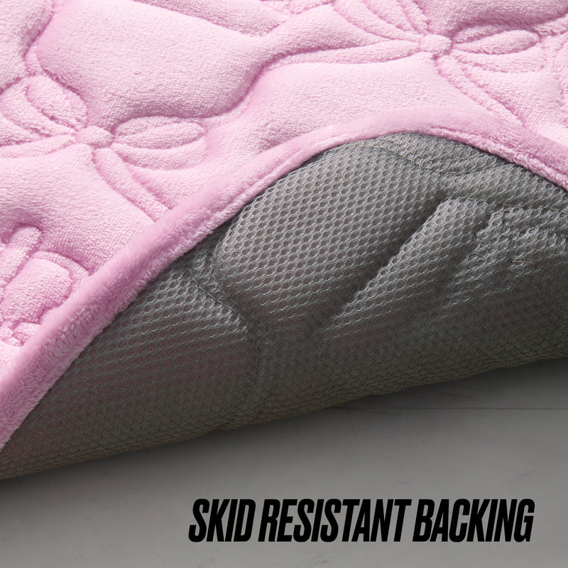 Quilted Memory Foam Bath Mat, 20" x 32"