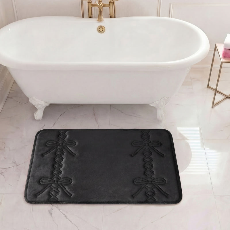 Quilted Memory Foam Bath Mat, 20" x 32"