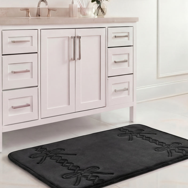 Quilted Memory Foam Bath Mat, 20" x 32"