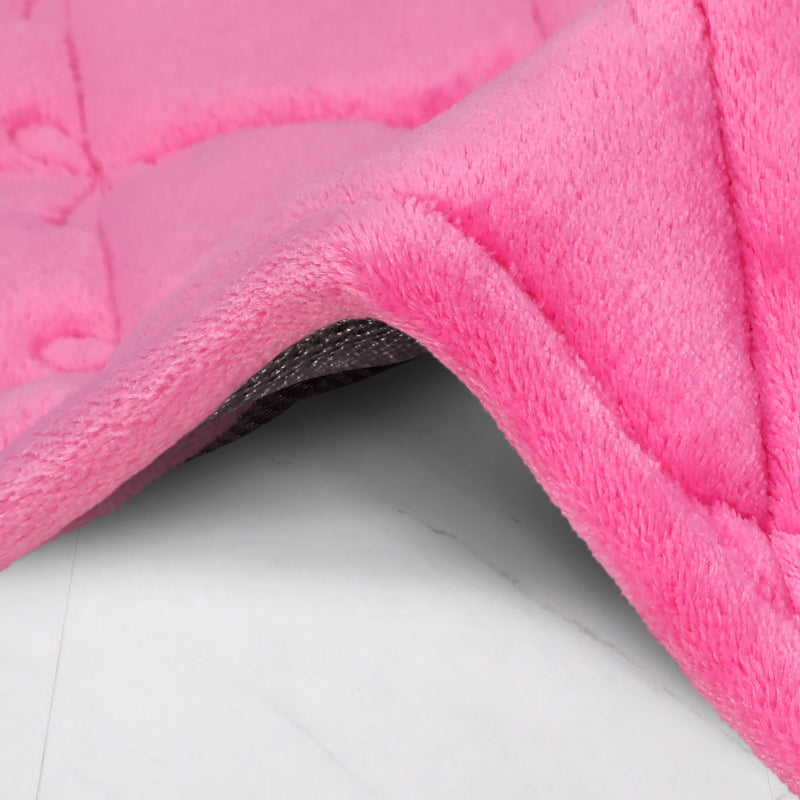Quilted Memory Foam Bath Mat 2-Piece Set