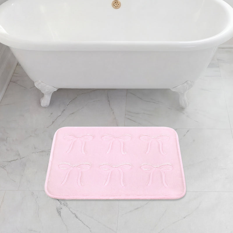 Quilted Memory Foam Bath Mat, 17" x 24"