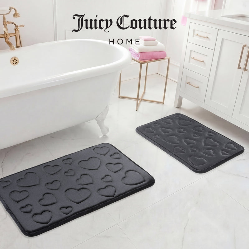 Quilted Memory Foam Bath Mat 2-Piece Set