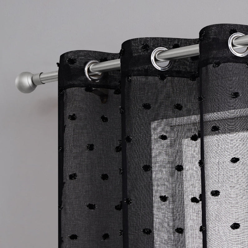 Evelyn Polka Dot Sheer Curtains