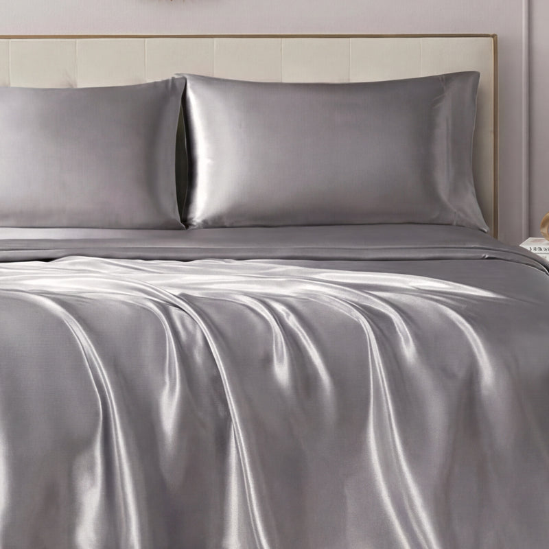 Solid Satin Sheet Set