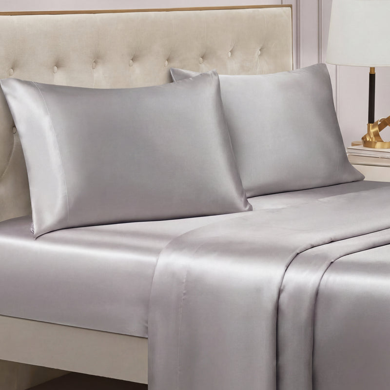 Solid Satin Sheet Set