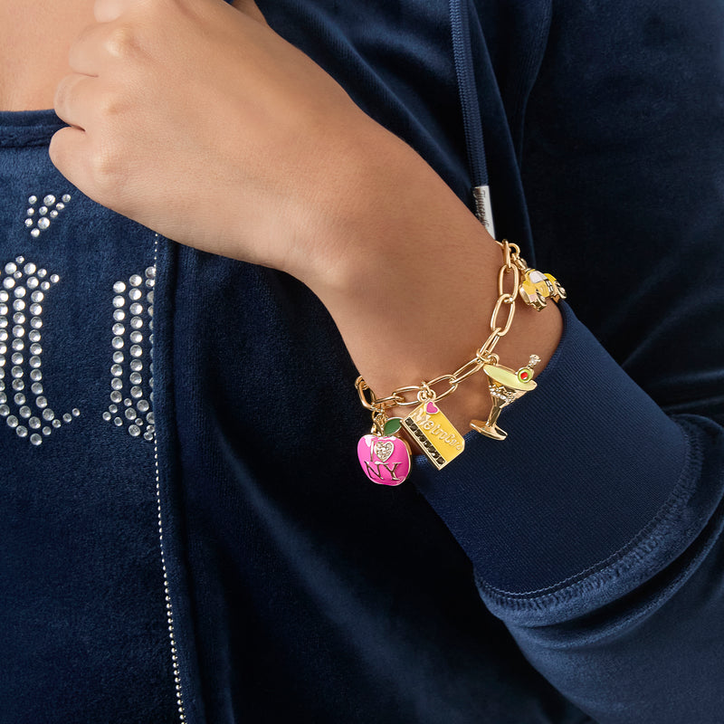 City Icons Charm Bracelet - Goldtone - Juicy Couture