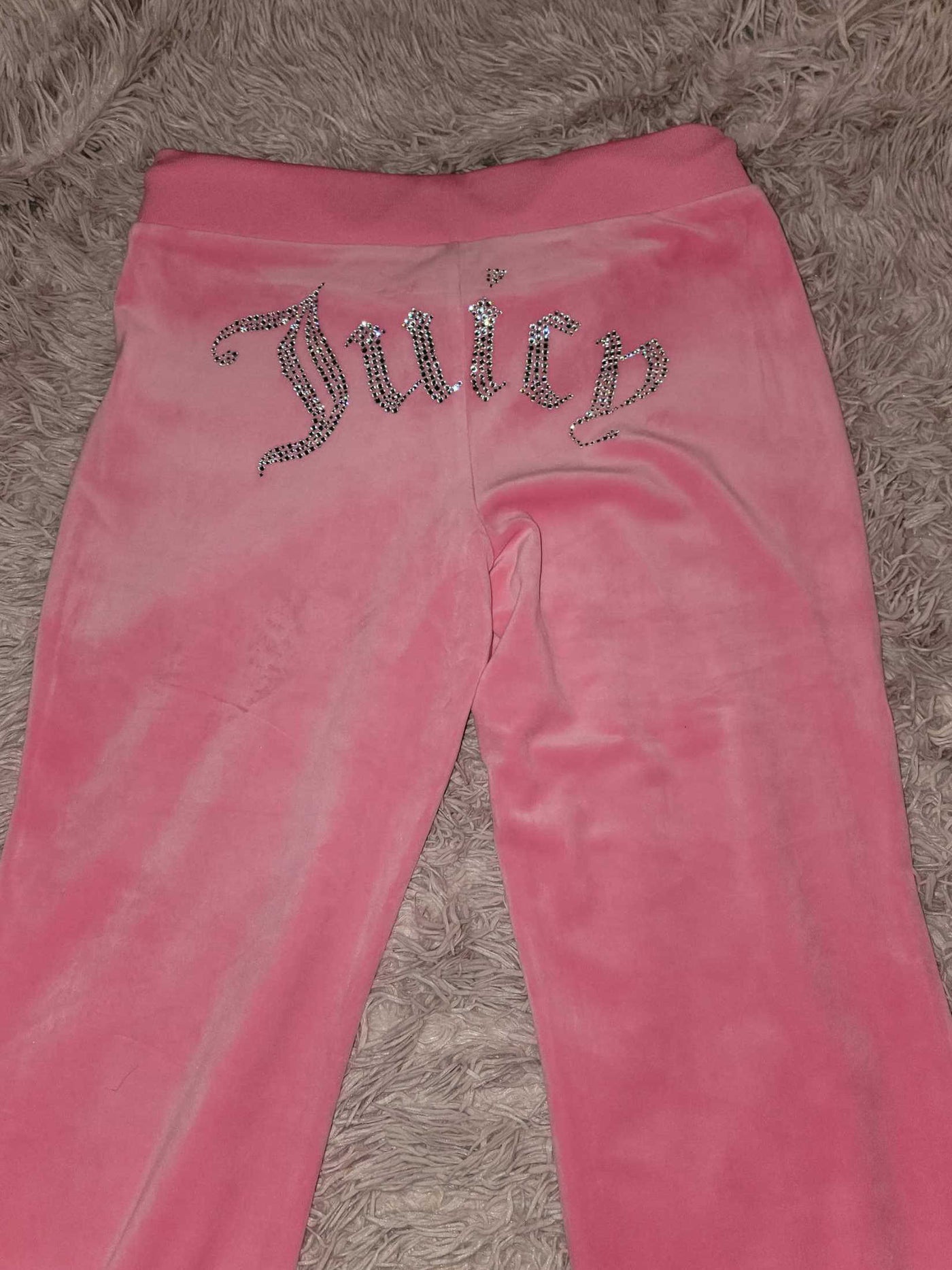 OG Big Bling Velour Track Pants—REJUICED - Juicy Couture