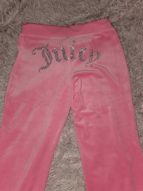OG Big Bling Velour Track Pants—REJUICED - Juicy Couture