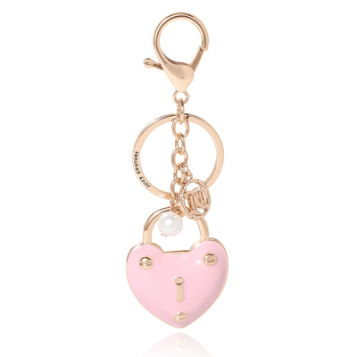 Pink Padlock Heart Keychain - Juicy Couture