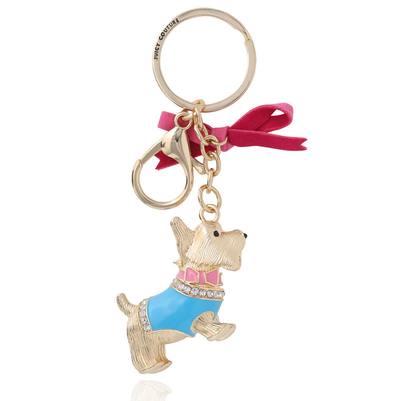 Crystal Scottie Dog Keychain - Juicy Couture