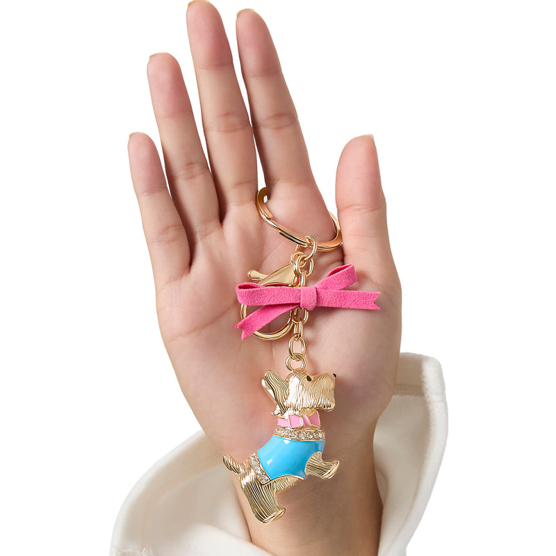 Crystal Scottie Dog Keychain - Juicy Couture